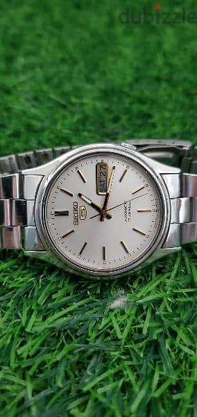 Rare & Vintage Seiko5 Automatic 7009 white Dial Japan made Men’s Watch 3