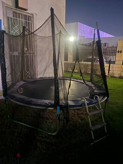 Big size trampoline for garden