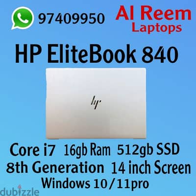 hp Core i7 -16gb Ram 512gb ssd 14 Inch Screen