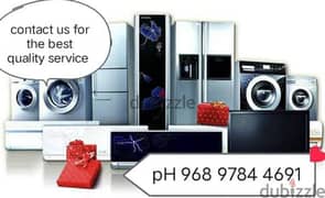 Maintenance Automatic washing machines and Refrigerator'ss