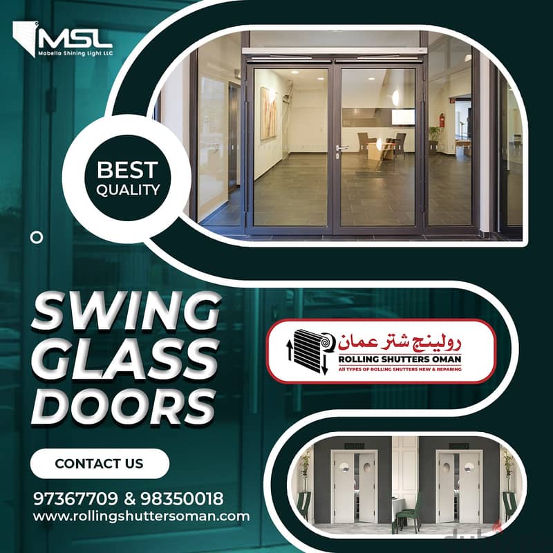 Swing Glass Door 0