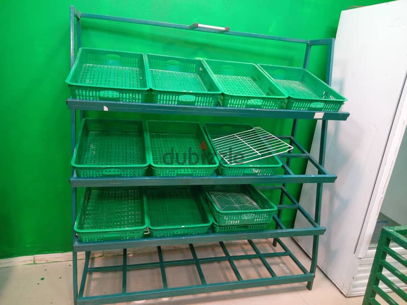 Equipment for a full fruit and vegetable shop 2