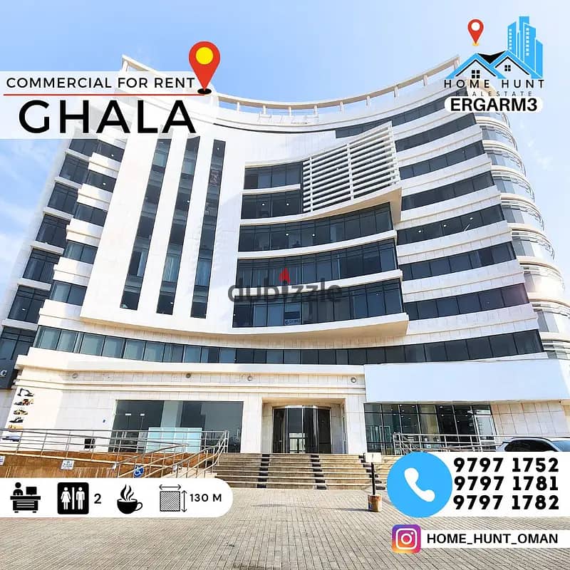 GHALA | 130SQM STUNNING OFFICE SPACE IN PRIME LOCATION 0