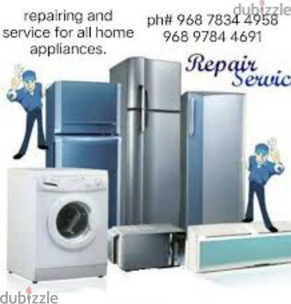 Maintenance Automatic washing machines and Refrigerator'ss 0