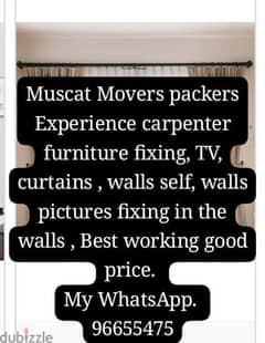 Best service curtains furniture TV fixing