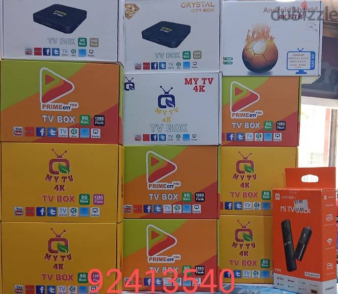 new device android box 13000 TV channel one year 1