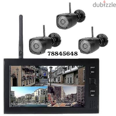 CCTV camera security system wifi router install