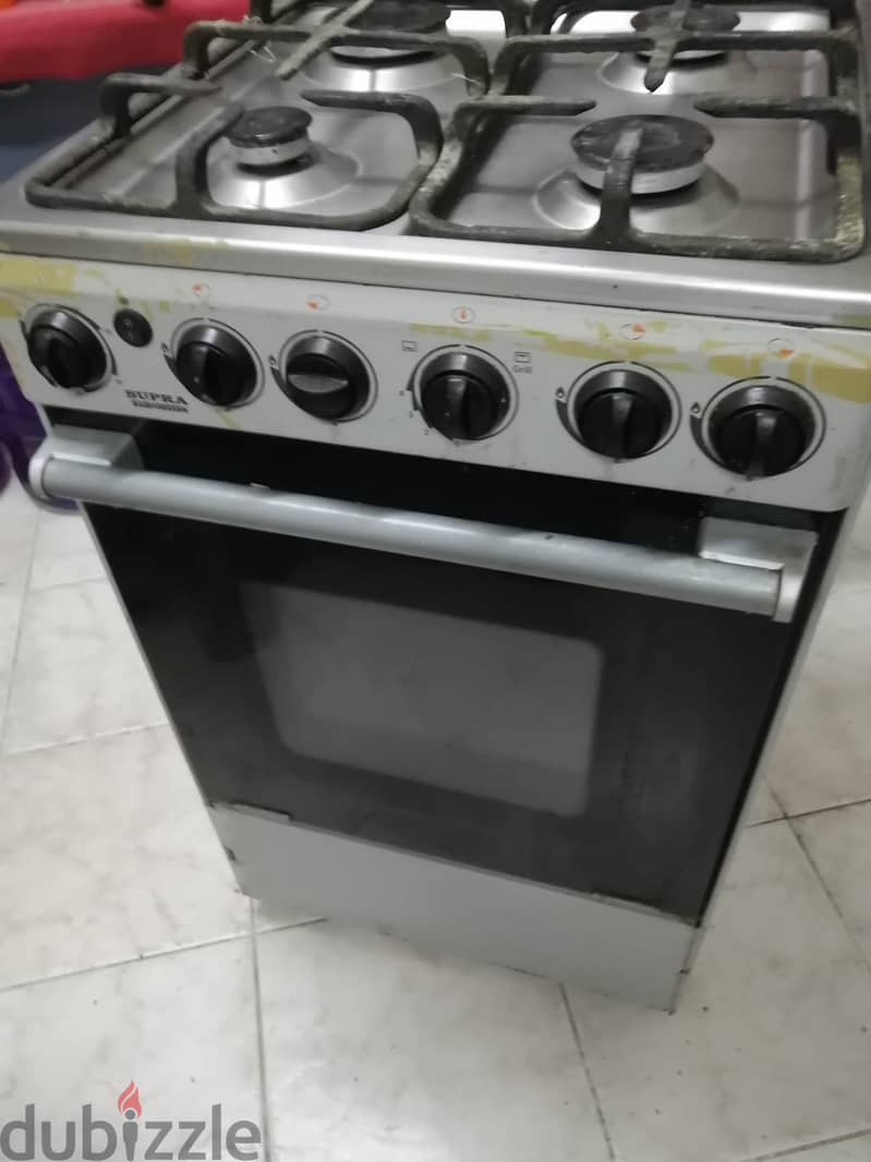 4 Burners with oven with cylinder 0