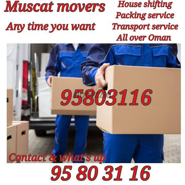 Muscat Movers and packers Transport service hfv 0