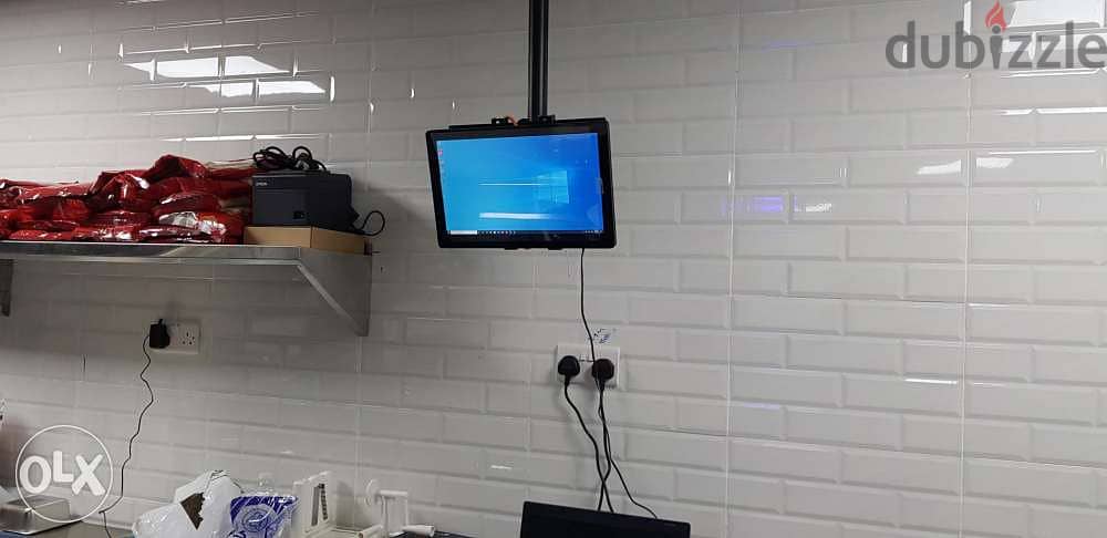 Kitchen Display System (KDS) or Wall/Ceiling Mounted POS 3