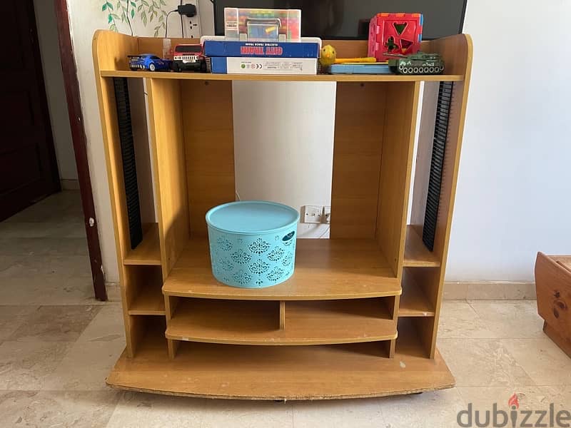 trolley shelf/ tv stand with wheels 1