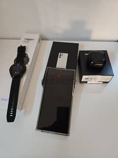 samsung s23ultra 512gb with watch and buds pro