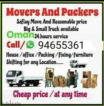 house shifting Oman and transport mover services and furniture