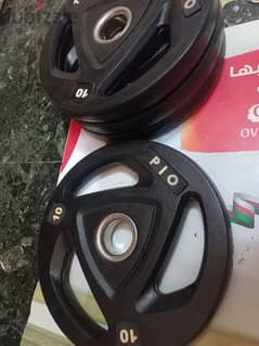 Olympic size weight discs 4 pcs