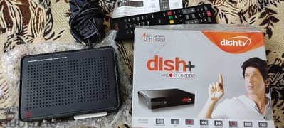 colour tv and dish receiver