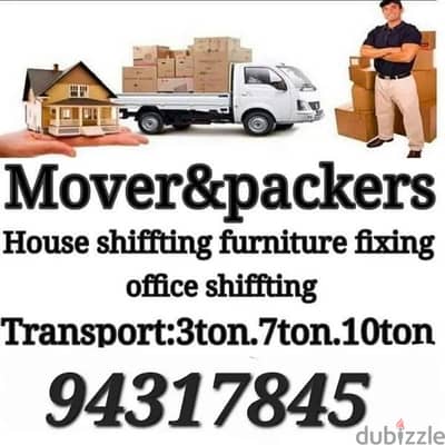 House shiffting office shiffting furniture fixing transport