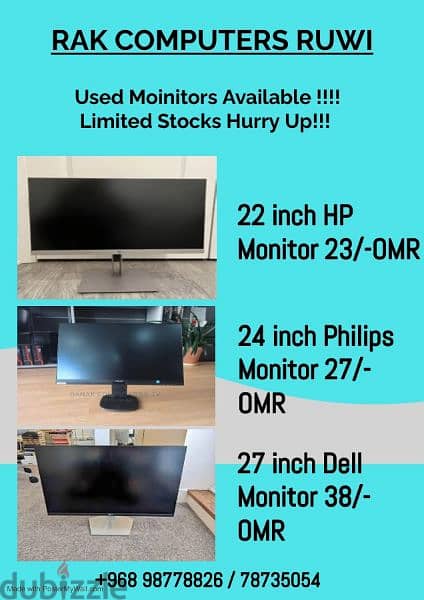 New and Used monitor for sale 1