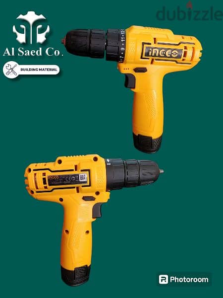 Cordless Drill available INGCO 3