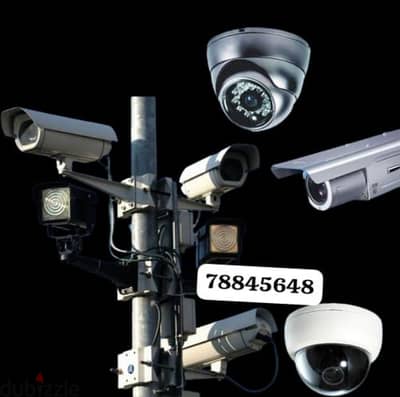 hikvision cctv cameras & intercom door lock mantines & installation