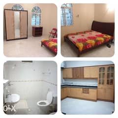 Furnish rooms in Ghubra 5mint walk to ISM/signl/18Nov/Msqt Int Hosptl