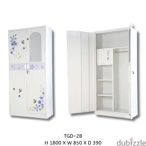 2 Doors Steel Cupboard 1