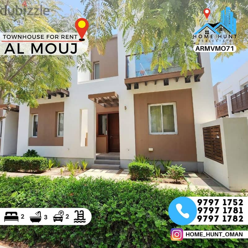 AL MOUJ | WELL MAINTAINED 2 BR TOWNHOUSE FOR RENT 0