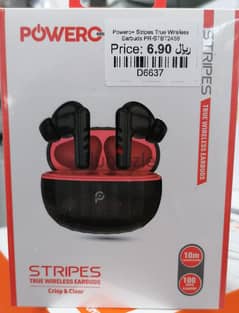 Powero+ Stripes True Wireless Earbuds PR-STBT2456