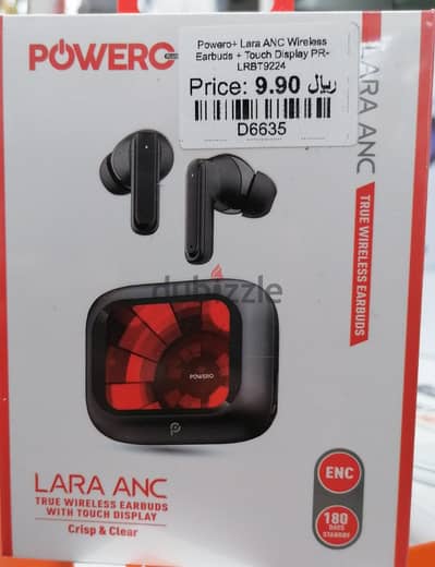 Powero+ Lara ANC wireless Earbuds + Touch Display PR-LRBT9224