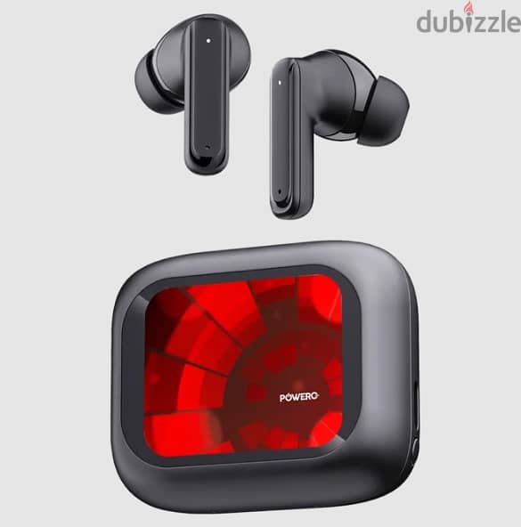 Powero+ Lara ANC wireless Earbuds + Touch Display PR-LRBT9224 1