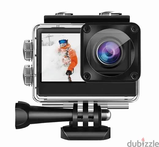 Porodo UHD Dual Display 4K Action Camera + Waterproof Case (NEW) 2