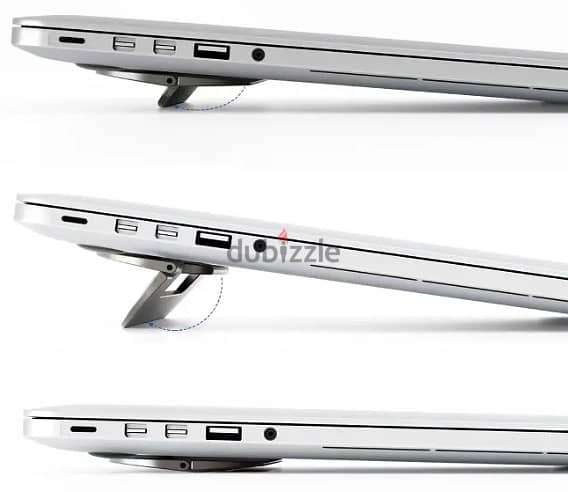 Powerology Ultra-Thin Laptop Stand Aluminium PAFPLSGY 5