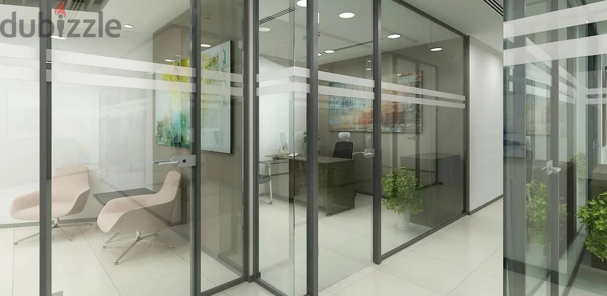 مكاتب للايجار في مسقط هيلز مساحات مختلفه-Free spaces Offices for rent 3