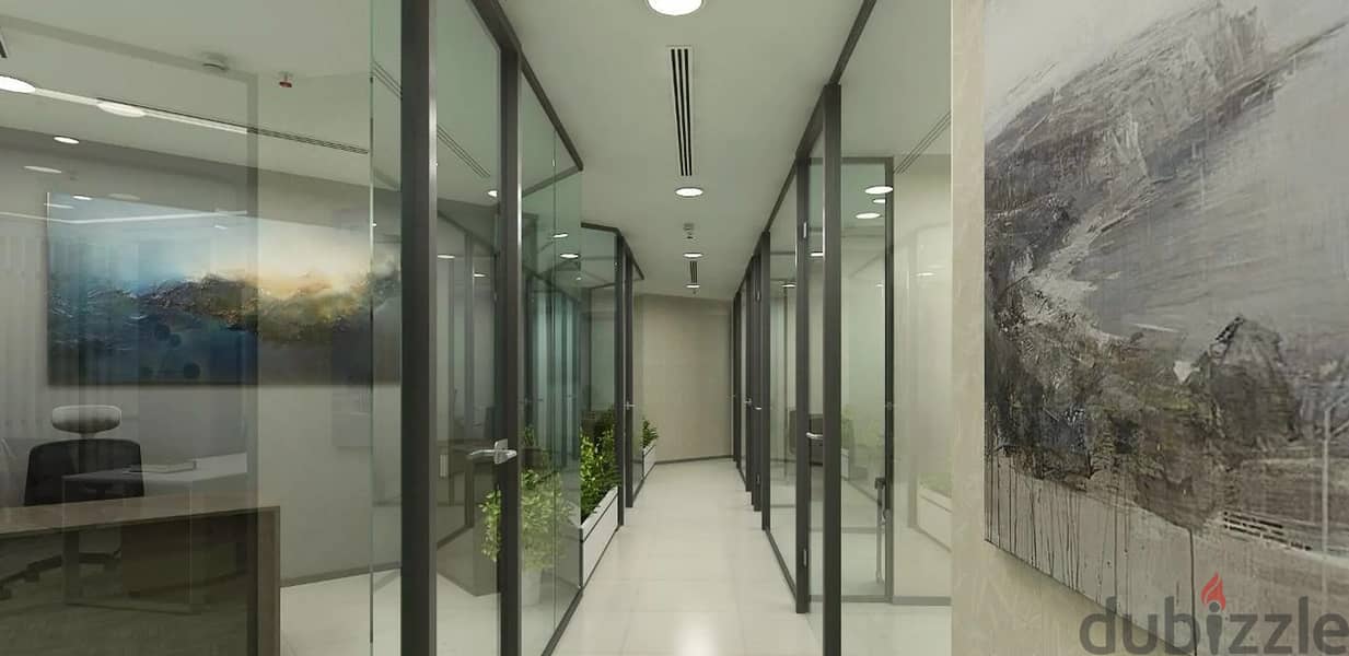 مكاتب للايجار في مسقط هيلز مساحات مختلفه-Free spaces Offices for rent 4