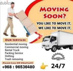 HOUSE MOVING & PACKING TRANSPORT SERVICE OMAN