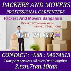 HOUSE MOVING & PACKING TRANSPORT SERVICE OMAN