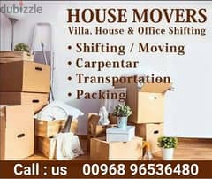 HOUSE MOVING & PACKING TRANSPORT SERVICE OMAN