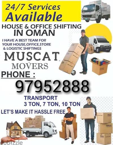 muscat furniture house shiftingg low price