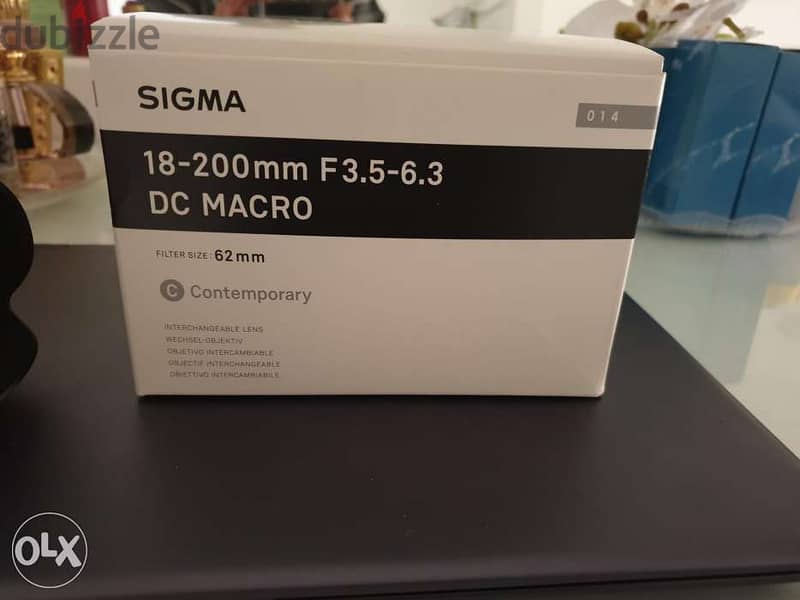 Sigma 18-200mm 1:3.5 DC 62 lens 2
