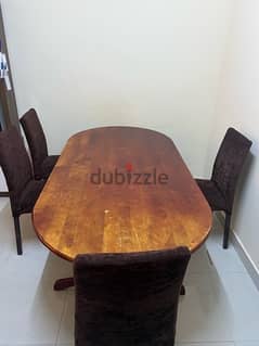 DINING TABLE WITH 5 CHAIRS