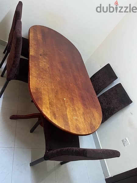 DINING TABLE WITH 5 CHAIRS 1