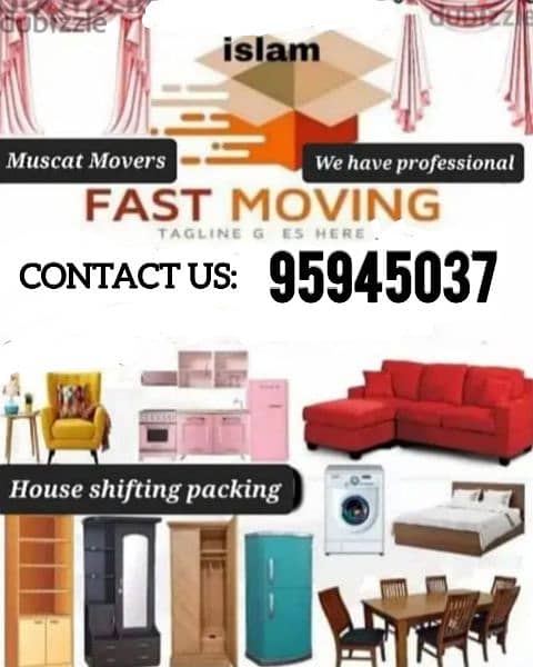 house shifting all oman and packers good carpenter for all 0