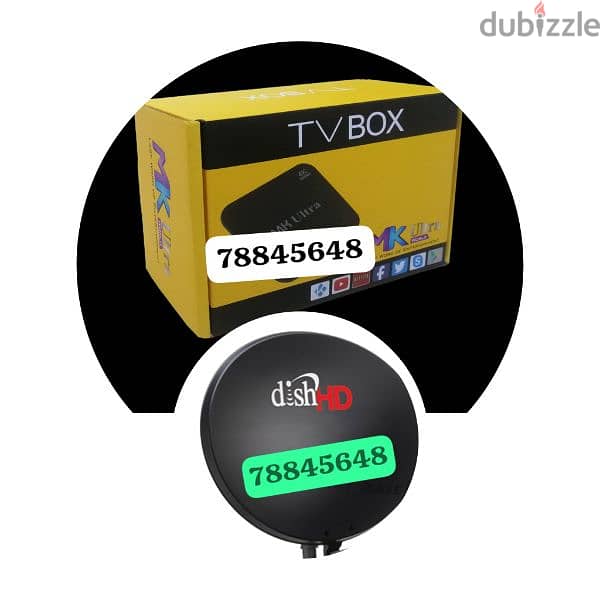 New 4k Android box with 1 year subscription all countries 0