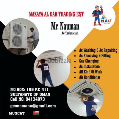 Air Conditioning work in Muscat