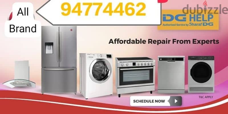 Appliance service at ur doorstep 24/7 Ac refrigerator washing machine 0