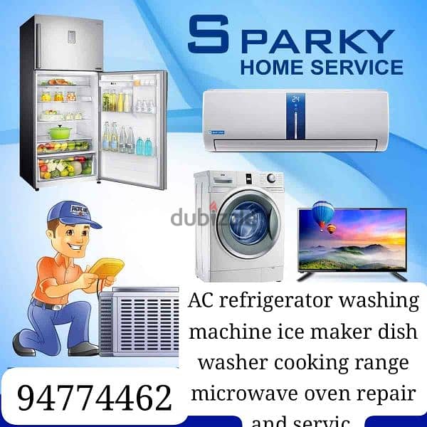 Appliance service at ur doorstep 24/7 Ac refrigerator washing machine 0