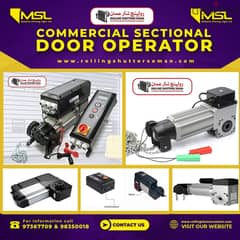 Commercial Sectional Door Operator / Industrial Side Motor