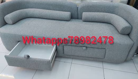 special offer new 3 seater  sofa with drawers