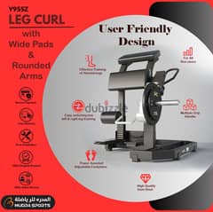 DHZ Fitness Leg Curl Machine