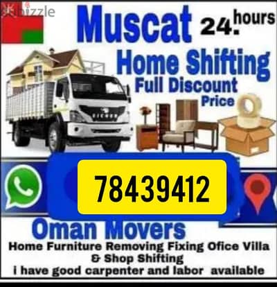 muscat furniture house shiftingg low price