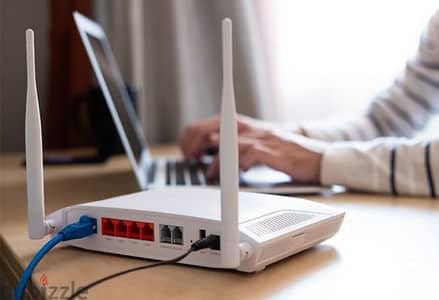 WiFi Shareing Networking Extend Wi-Fi. Home Office